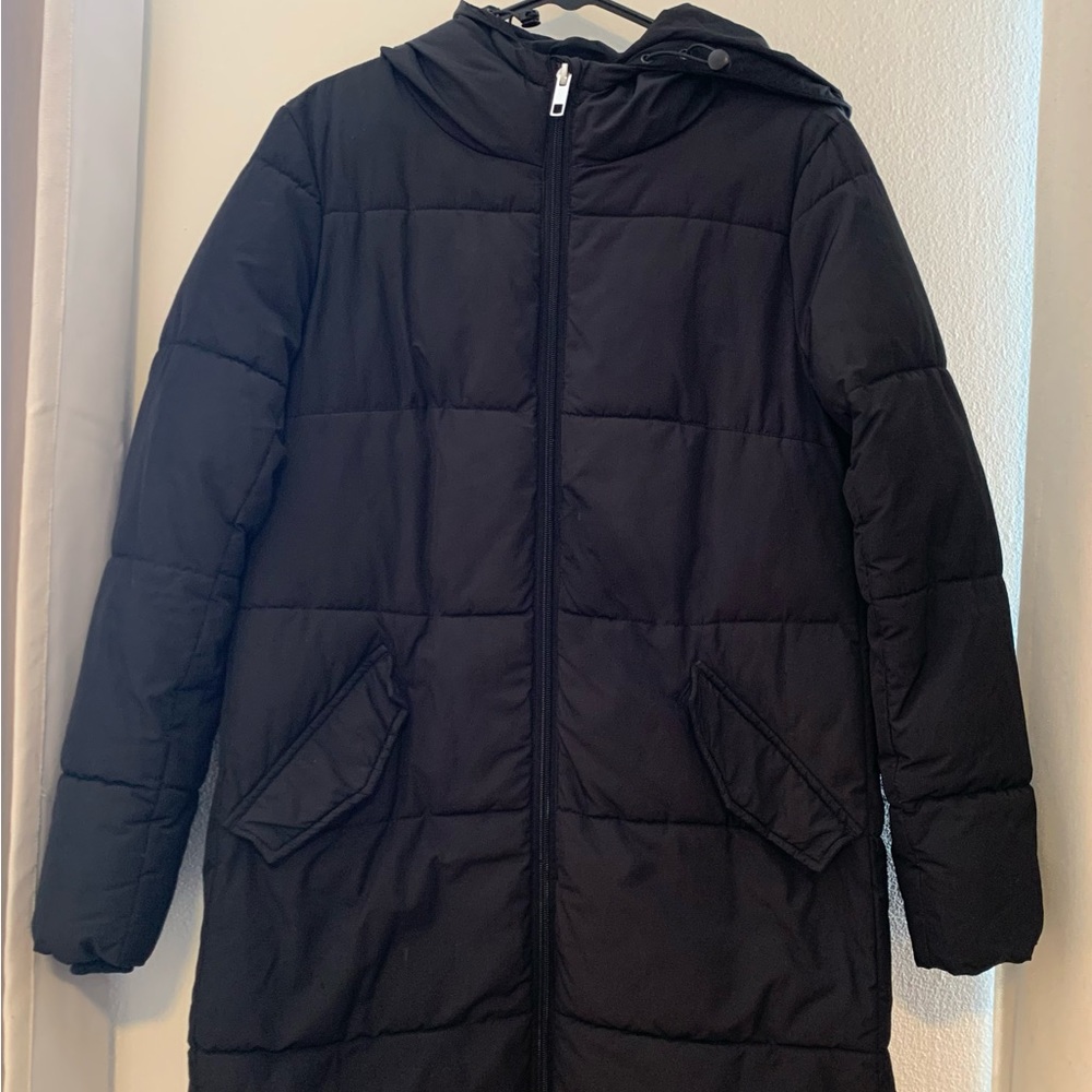 Daily Ritual Women's Long Parka / Puffer Jacket